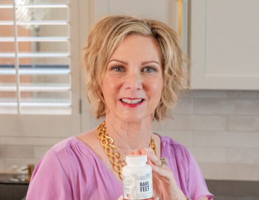 Dr Liza with bottle